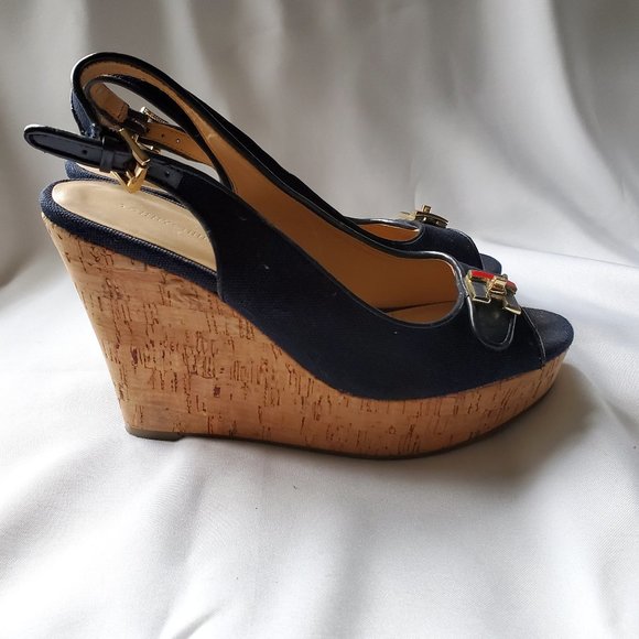 Tommy Hilfiger Wedge Slings - Picture 1 of 4